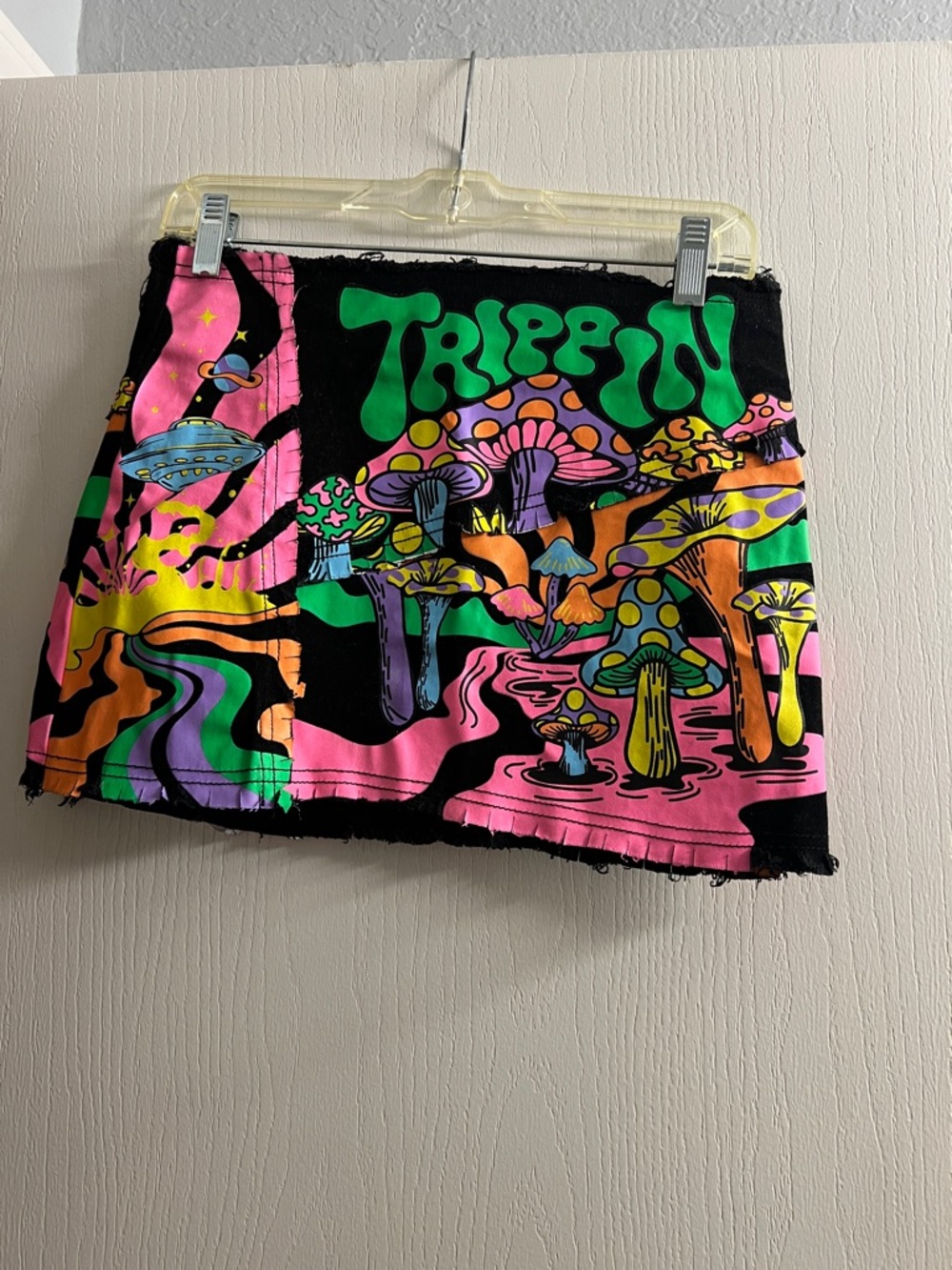 Tripp nyc Psychedelic Mini Skirt - Multicolor